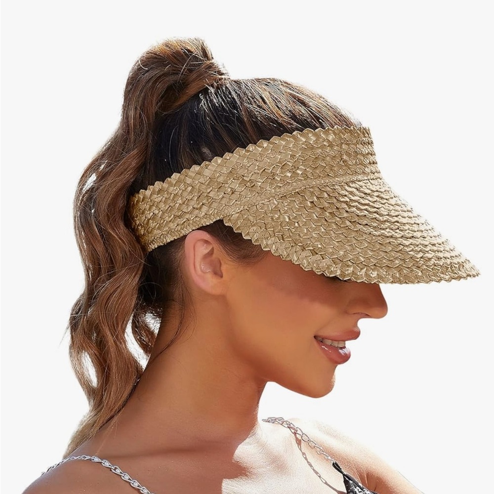 Beach Riot Tan Sun Visor Hat - Picture 2 of 2